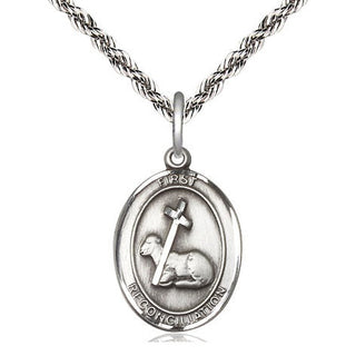 Sterling Silver First Reconciliation Medal Catholic Jewelry