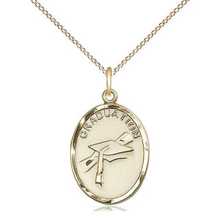 14kt Gold Graduation Medal