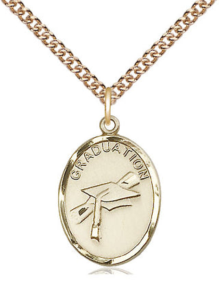 14kt Gold Graduation Medal
