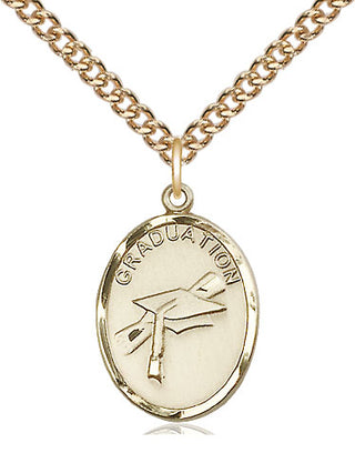 14kt Gold Graduation Medal