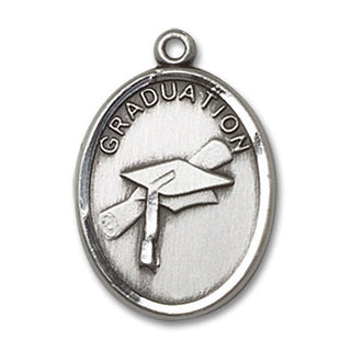 Sterling Silver Graduation Medal