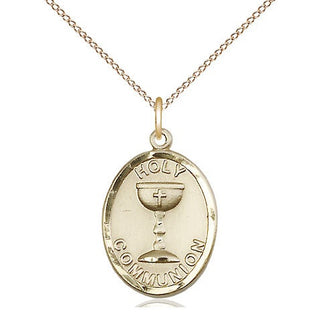 14kt Gold Holy Communion Medal