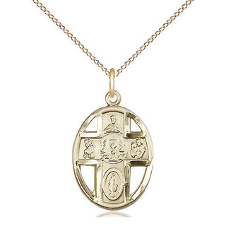 14kt Gold 5-Way / Chalice Medal