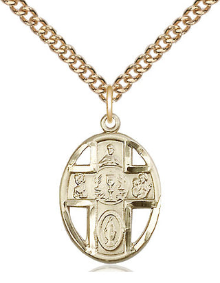 14kt Gold 5-Way / Chalice Medal