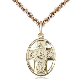 14kt Gold 5-Way / Chalice Medal