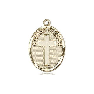 14kt Gold Filled A Friend In Jesus Medal