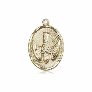 14kt Gold Holy Spirit Medal