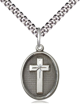 Sterling Silver Cross Medal Religious Jewelry