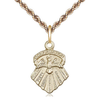 14kt Gold Seven Gifts Medal
