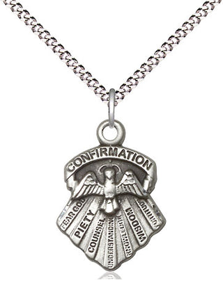 Pewter Seven Gifts Medal Religious Jewelry