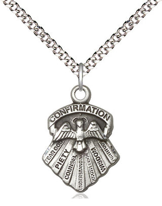 Pewter Seven Gifts Medal Religious Jewelry