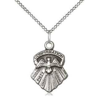 Sterling Silver Seven Gifts Medal Religious Jewelry