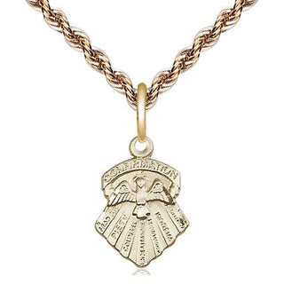 14kt Gold Filled Seven Gifts Medal Religious and Catholic Jewelry