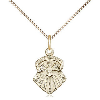 14kt Gold Seven Gifts Medal