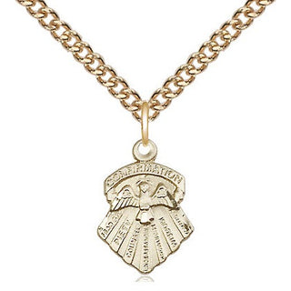 14kt Gold Seven Gifts Medal