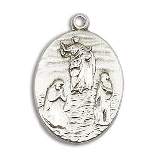 Sterling Silver Tranfiguration Medal Catholic Jewelry
