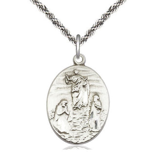 Sterling Silver Tranfiguration Medal Catholic Jewelry