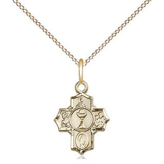 14kt Gold Communion 5-Way Medal