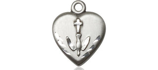 Pewter Heart / Confirmation Medal
