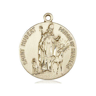 14kt Gold Saint Hubert of Liege Medal
