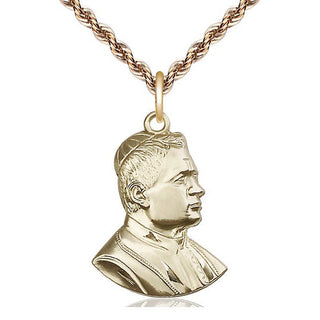 14kt Gold Saint Pius X Medal