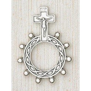 25-Pack - Finger Rosary-Silver