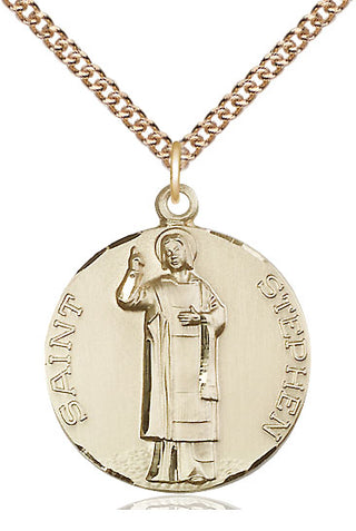 14kt Gold Saint Stephen Medal