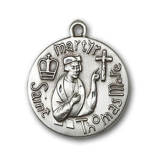 Sterling Silver St. Thomas More Pendant