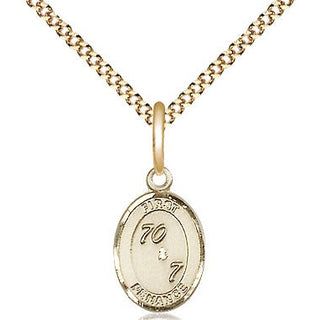 14kt Gold Filled First Penance Medal Religious and Catholic Jewelry