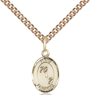 14kt Gold Filled First Penance Medal Religious and Catholic Jewelry