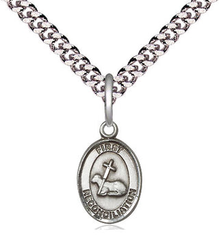 Pewter First Reconciliation Medal Religious and Catholic Jewelry