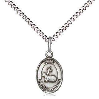Sterling Silver First Reconciliation Medal Religious and Catholic Jewelry