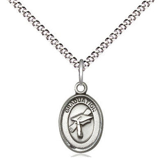 Sterling Silver Graduation Medal Religious and Catholic Jewelry