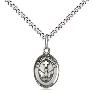 Sterling Silver Confirmation Medal Religious and Catholic Jewelry