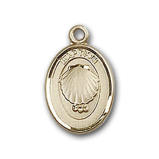 Gold-Filled Baptism Pendant