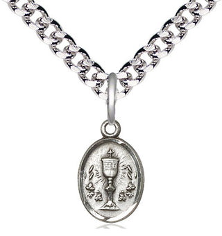 Pewter Chalice Medal Religious and Catholic Jewelry