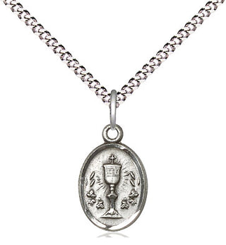 Sterling Silver Chalice Medal Religious and Catholic Jewelry