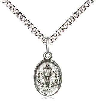 Sterling Silver Chalice Medal Religious and Catholic Jewelry