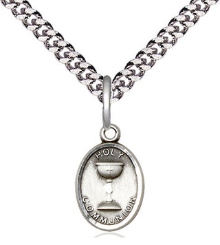 Sterling Silver Holy Communion Medal Religious and Catholic Jewelry