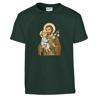 St. Joseph and Child Kids T-Shirt - view 2