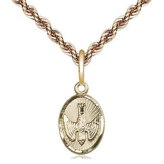 14kt Gold Holy Spirit Medal