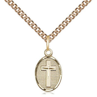 14kt Gold Cross Medal