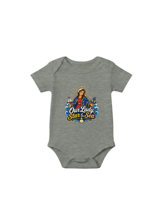 Our Lady Star of the Sea Baby Onesie - view 2