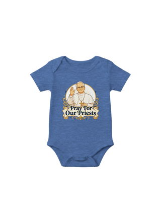 'Pray for Our Priests' Baby Onesie - view 7