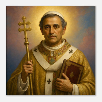 St. Leo II - Devotional Canvas