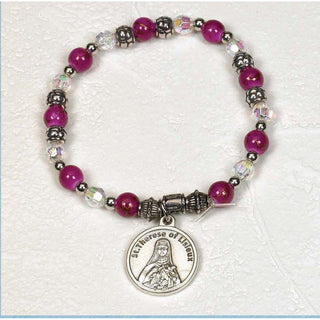 4-pack - Saint Therese of Lisieux - Italian Charm Bracelet