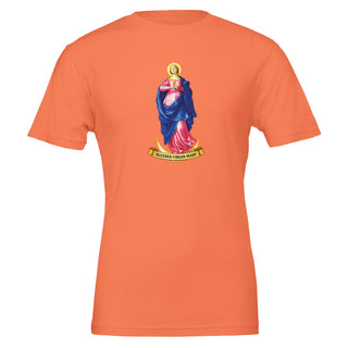 Blessed Virgin Mary Blue and Pink T-Shirt - view 3