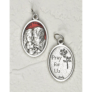 Bulk Holy Family Double Sided Red Enamel Medals