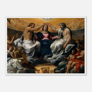 Baroque Coronation of the Virgin Framed Print - view 7