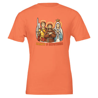Mary, St. Francis and St. Michael T-Shirt - view 3